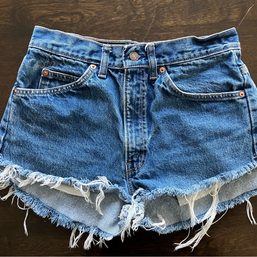 Levi's Blue Jean Shorts for Women